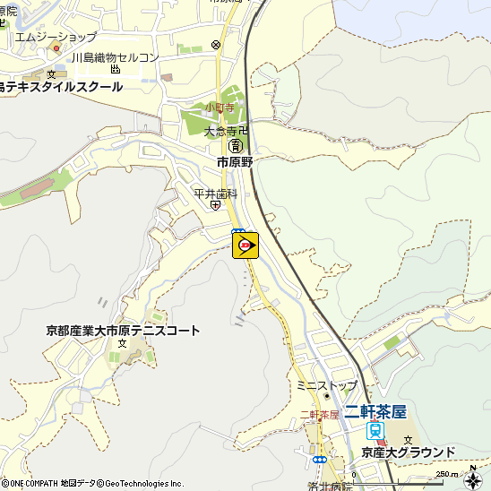 洛北矢澤タイヤ商会付近の地図